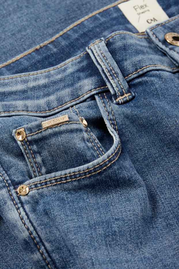 Dámské - Skinny jeans - mid waist - tvarující - LYCRA® - džíny - modré