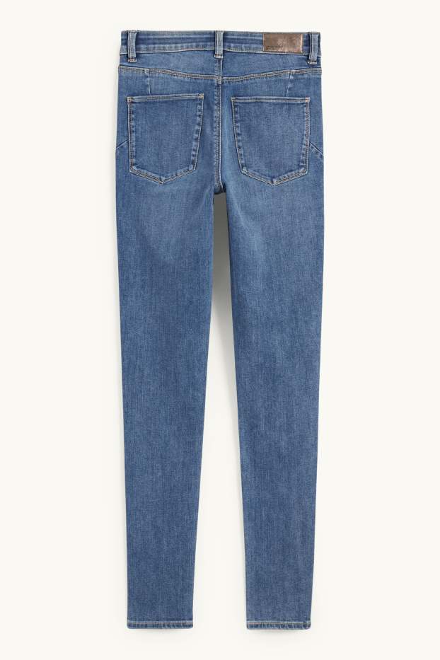 Dámské - Skinny jeans - mid waist - tvarující - LYCRA® - džíny - modré