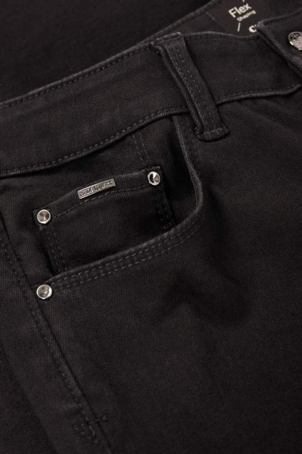 Femei - Skinny jeans - talie medie - jeans modelatori - LYCRA® - negru