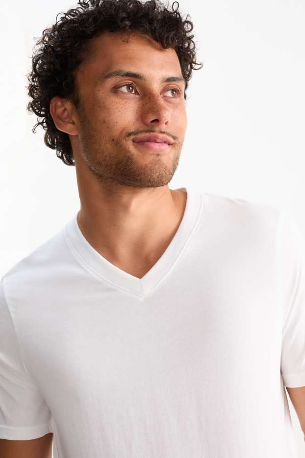 Herren - Multipack 2er - Unterhemd - weiß