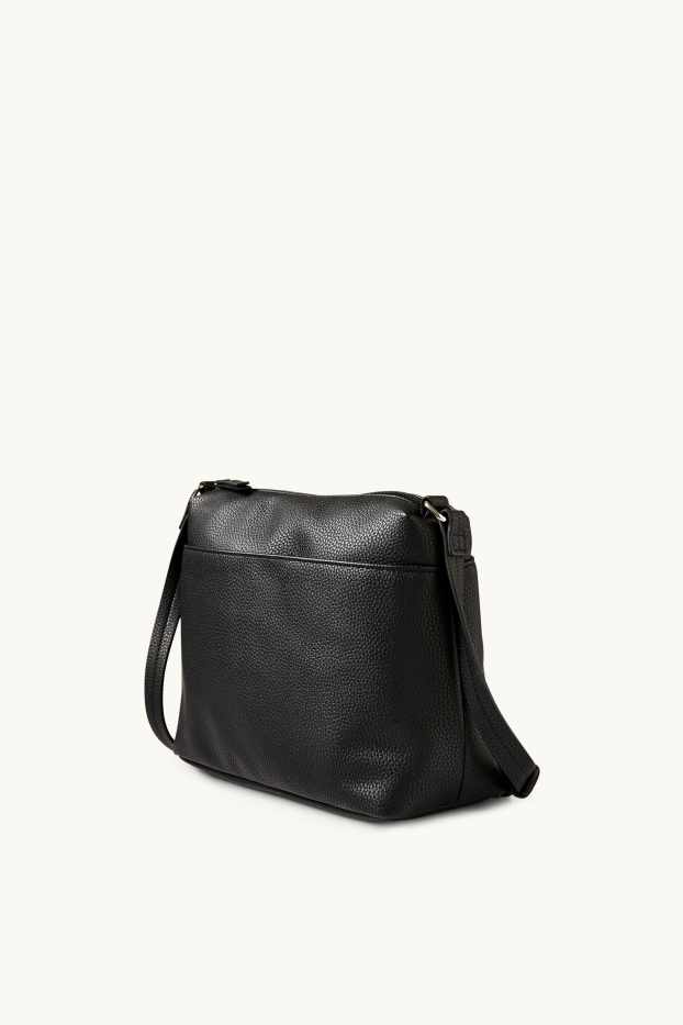 Women - Crossbody bag - faux leather - black