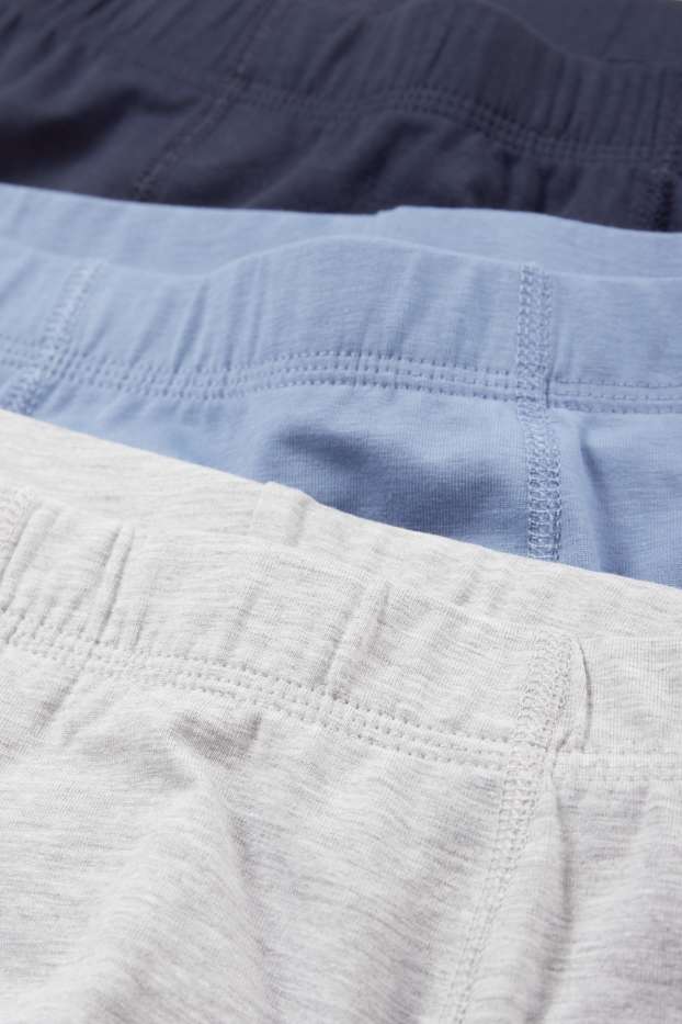 Kinderen: jongens - Set van 3 - boxershorts - donkerblauw