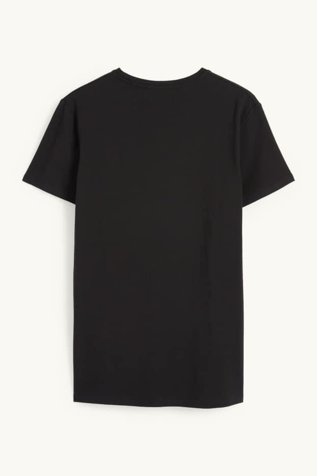 Uomo - T-shirt - slim fit - Flex - nero