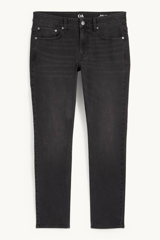 Herren - Skinny Jeans - dunkeljeansgrau