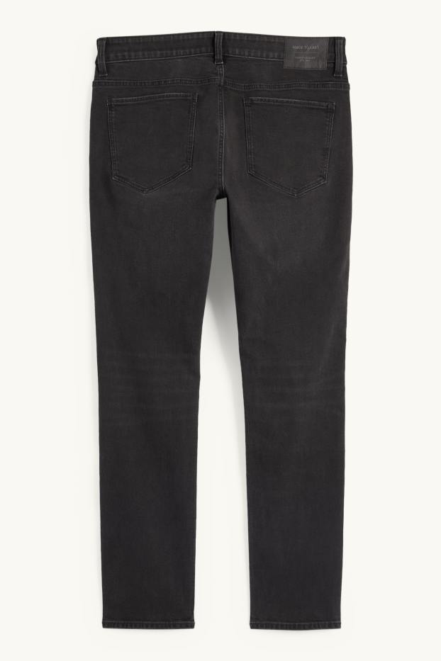 Herren - Skinny Jeans - dunkeljeansgrau