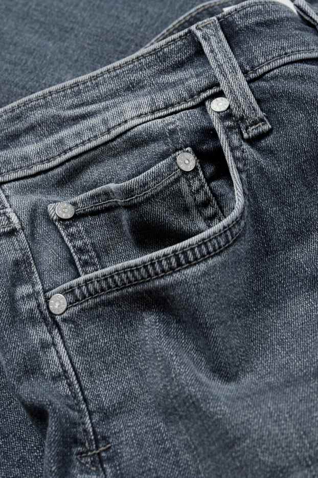 Pánské - Straight jeans - džíny - tmavomodré