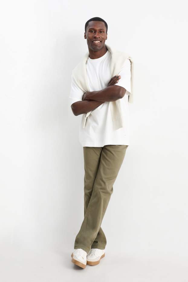 Herren - Hose - Regular Fit - grün
