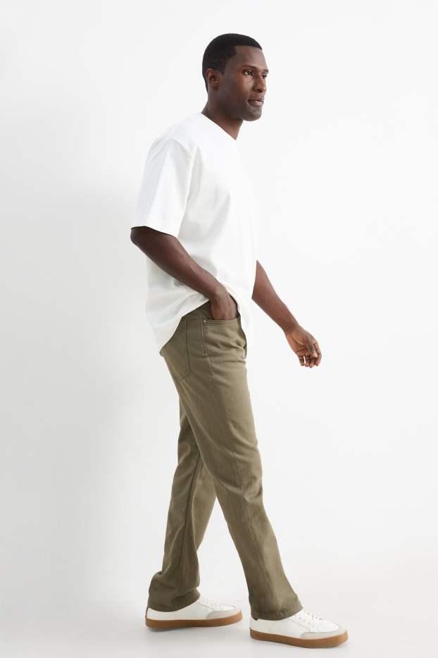 Herren - Hose - Regular Fit - grün