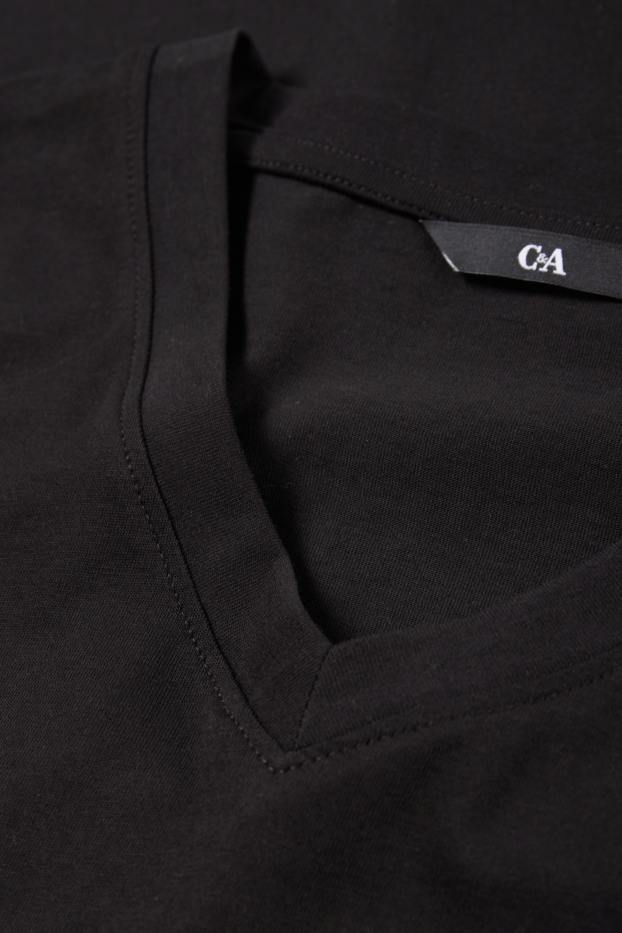 Herren - T-Shirt - Regular Fit - schwarz