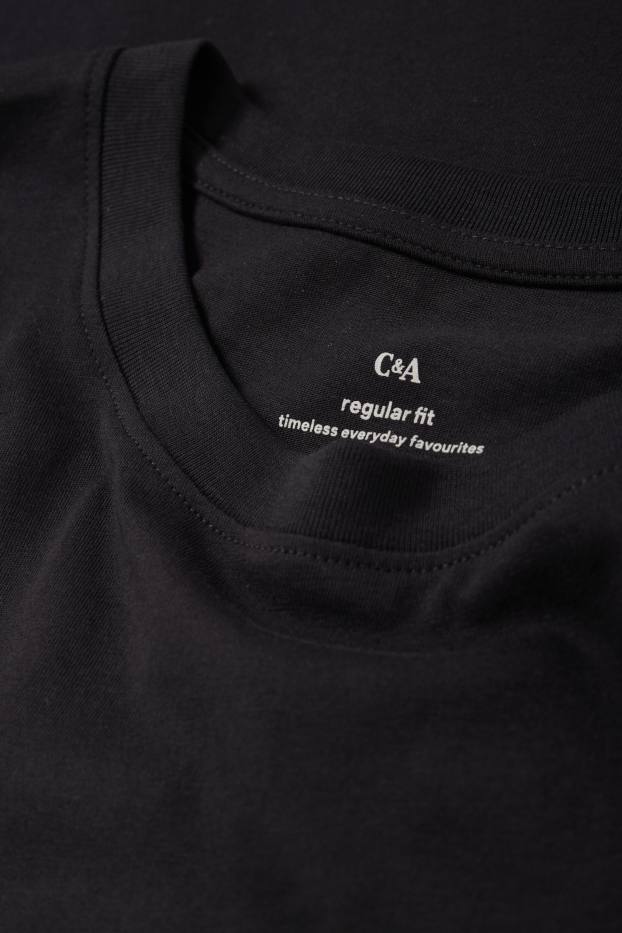 Damen - Multipack 2er - T-Shirt - schwarz