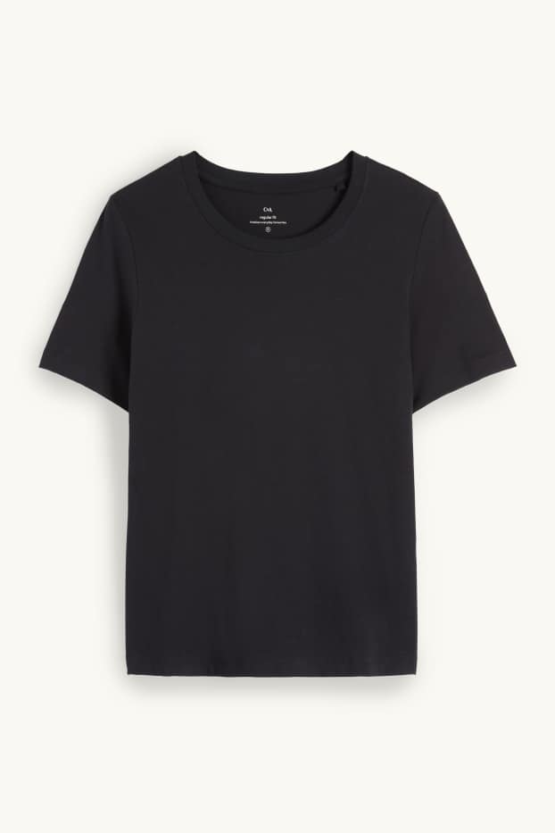 Donna - T-shirt - regular fit - nero