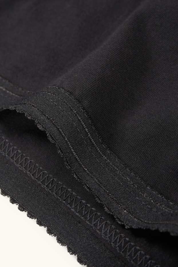 Femmes - Lot de 4 - culottes - noir