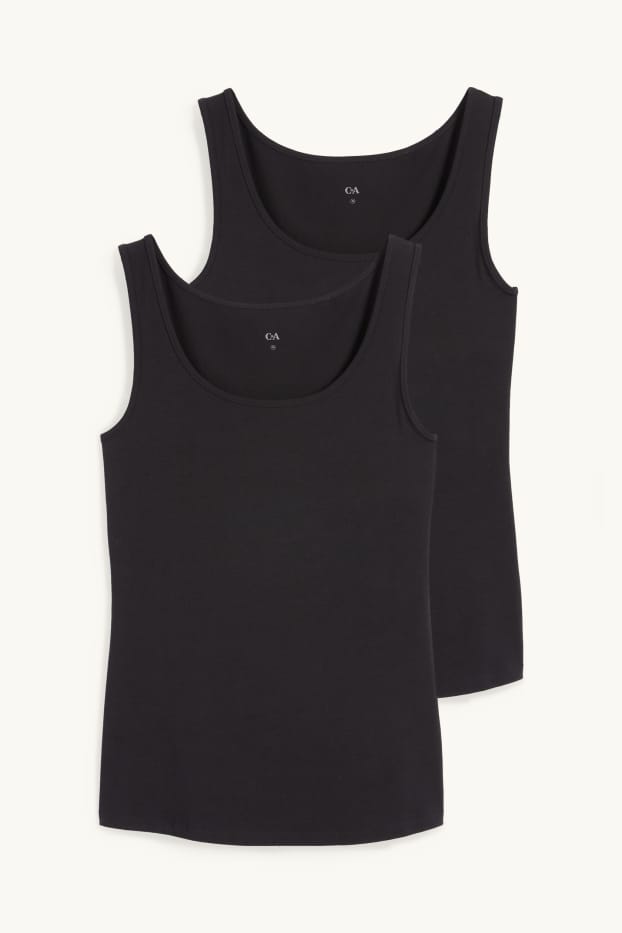 Femmes - Lot de 2 - haut  - noir
