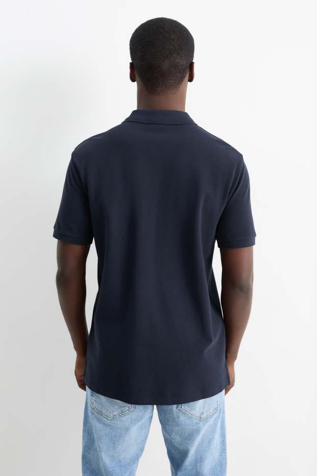 Uomo - Polo - regular fit - blu scuro