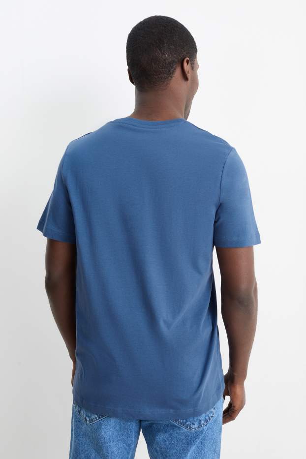 Hommes - T-shirt - regular fit  - bleu