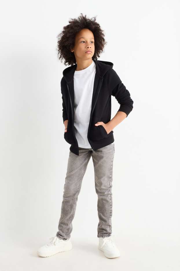 Enfants garçons - Slim jean - jean gris clair