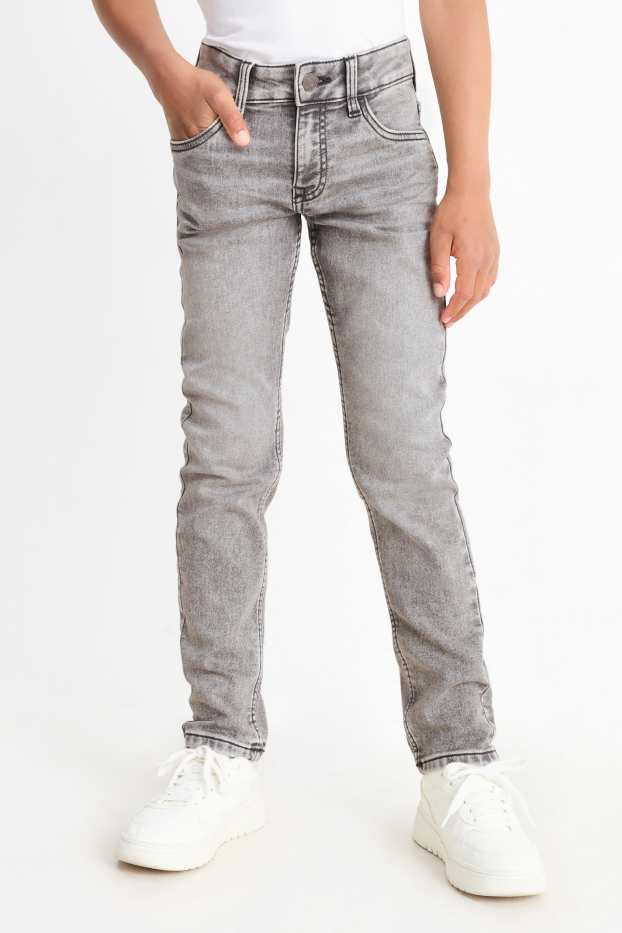 Enfants garçons - Slim jean - jean gris clair