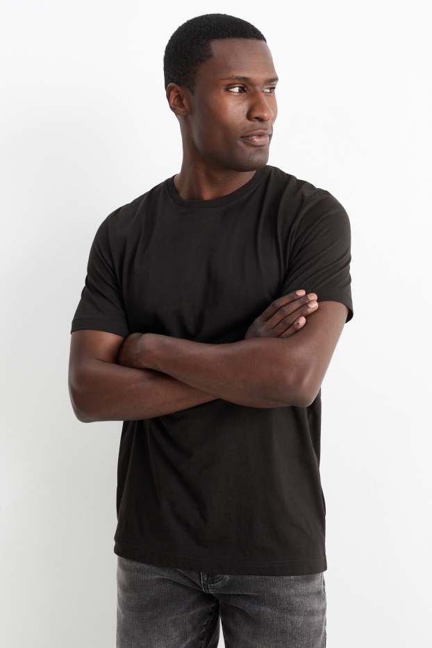 Hommes - T-shirt - regular fit  - noir