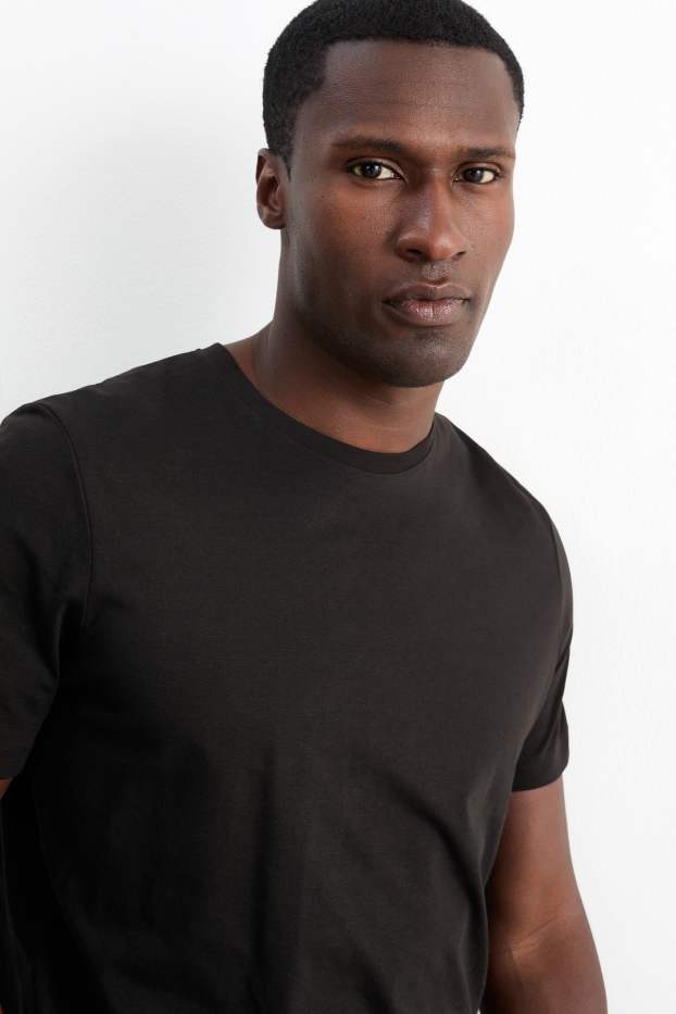 Hommes - T-shirt - regular fit  - noir