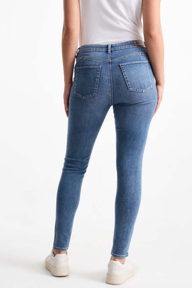 Dámské - Skinny jeans - mid waist - tvarující - LYCRA® - džíny - modré