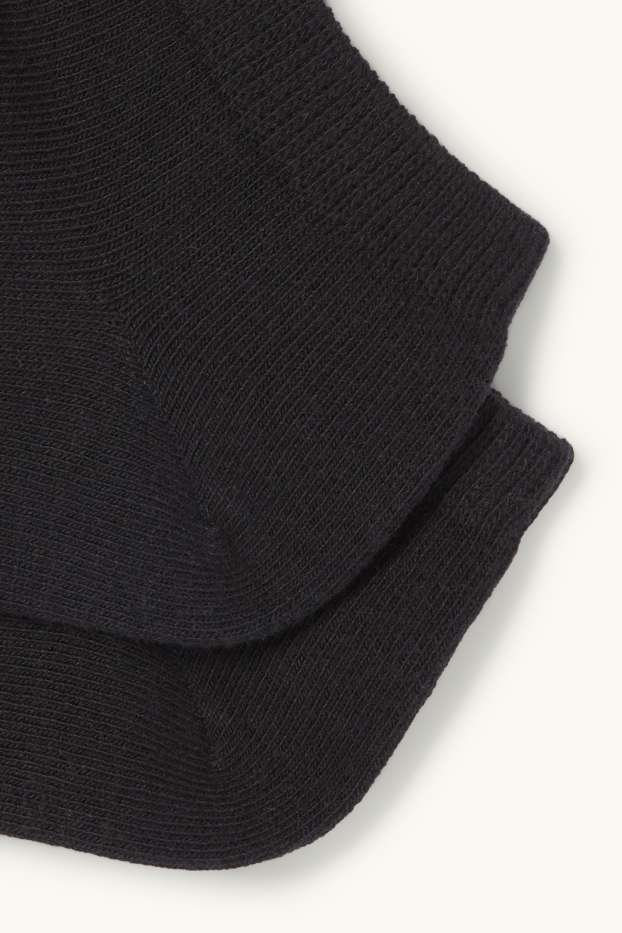 Women - Multipack of 10 - trainer socks - black