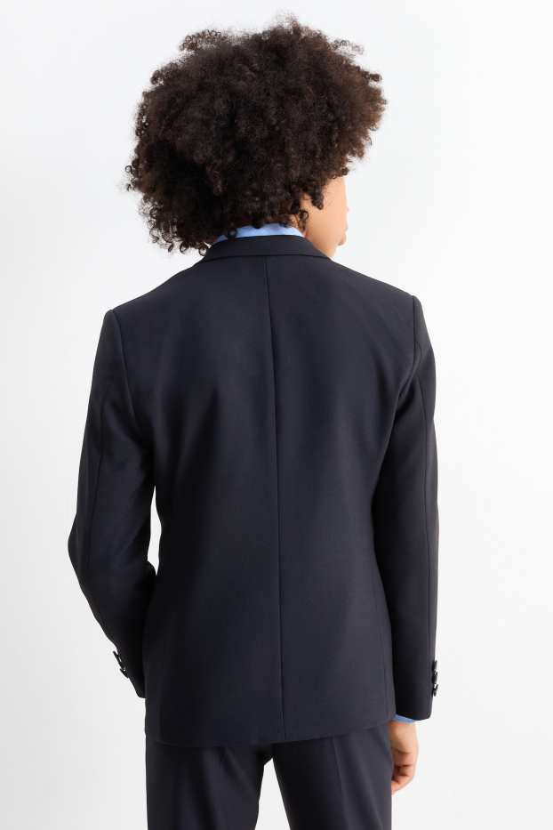 Kinder Jungen - Baukasten-Sakko - Stretch - LYCRA® - dunkelblau