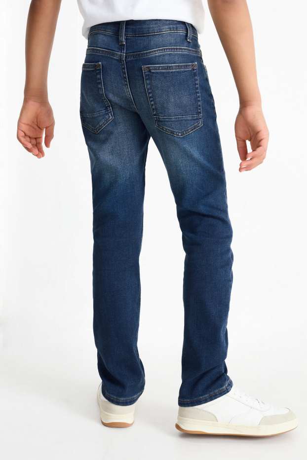 Kinder Jungen - Straight Jeans - jeansblau