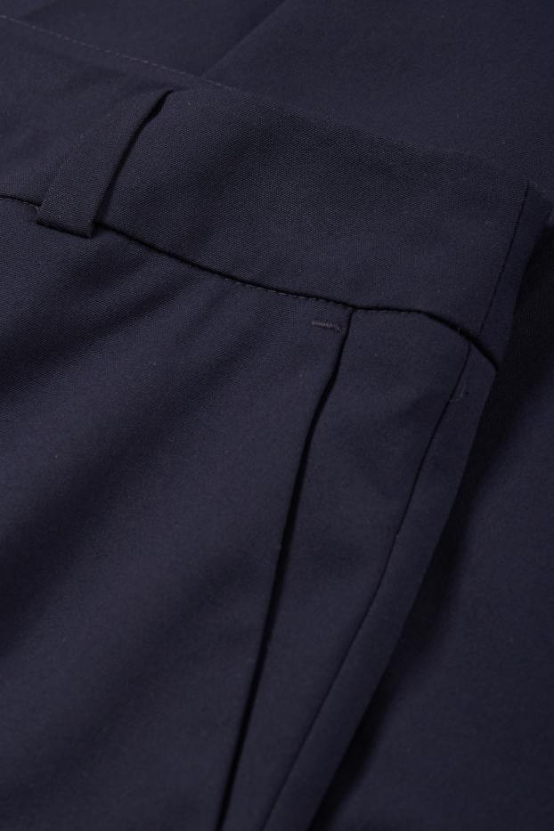 Donna - Pantaloni business - vita media - straight fit - Mix & Match - blu scuro