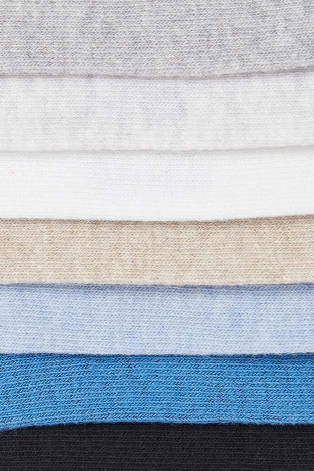 Femmes - Lot de 10 paires - socquettes de sport - bleu clair