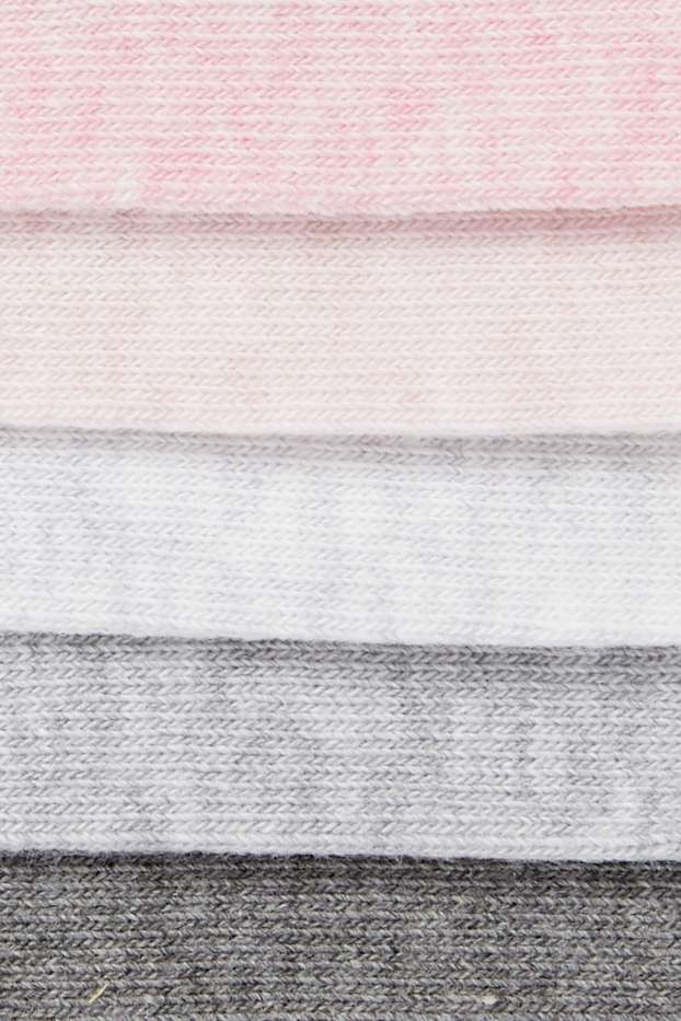 Damen - Multipack 10er - Sneakersocken - rosa