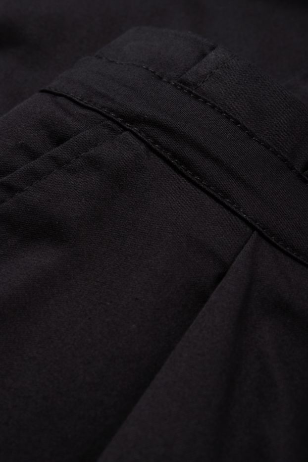 Dames - Pantalon - high waist - wide leg - zwart