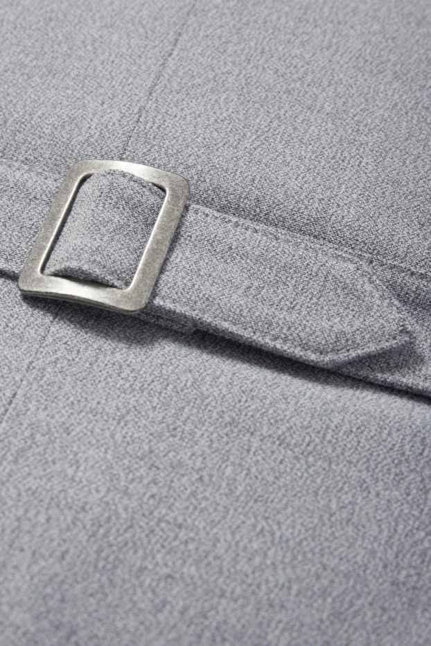 Uomo - Gilet coordinabile - slim fit - Flex - LYCRA® - grigio