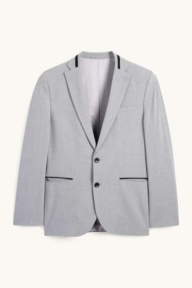 Men - Mix-and-match tailored jacket - slim fit - Flex - LYCRA® - gray