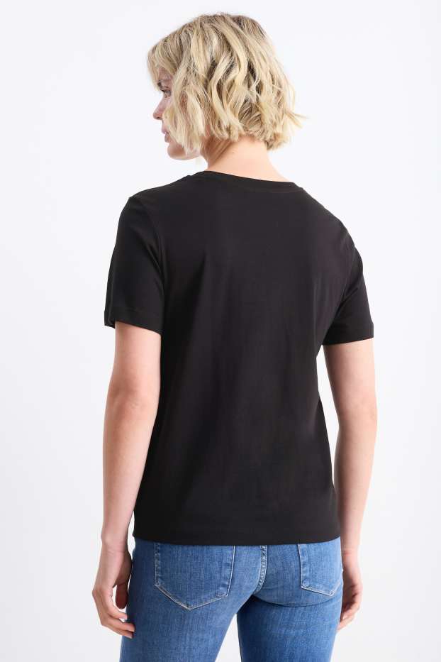 Damen - Multipack 2er - T-Shirt - schwarz