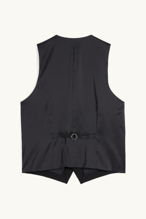 Herren - Baukasten-Weste - Slim Fit - Flex - 4 Way Stretch - LYCRA® - schwarz