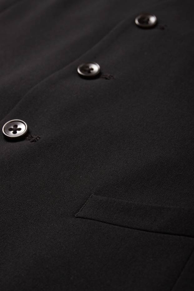 Herren - Baukasten-Weste - Slim Fit - Flex - 4 Way Stretch - LYCRA® - schwarz