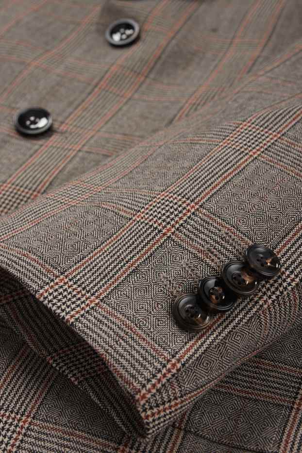 Uomo - Giacca coordinabile - slim fit - Flex - marrone