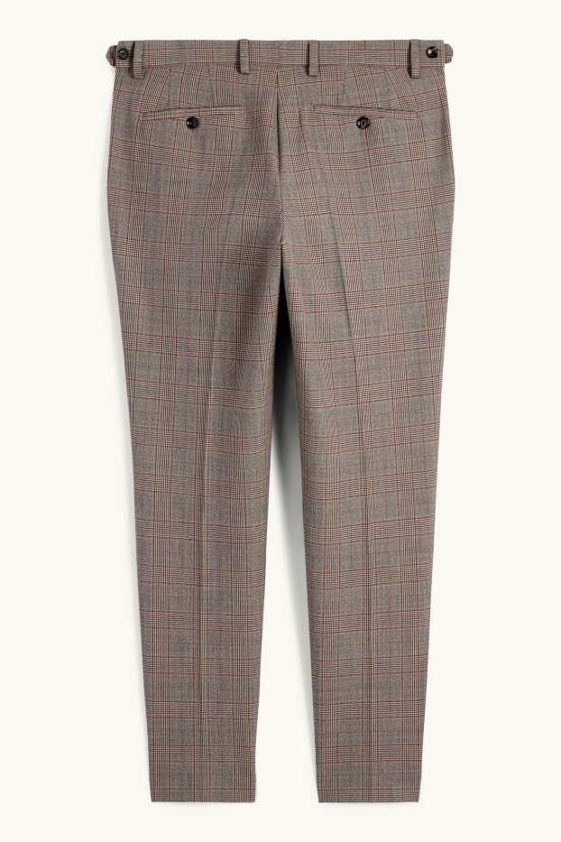 Home - Pantalons combinables - slim fit - Flex - marró
