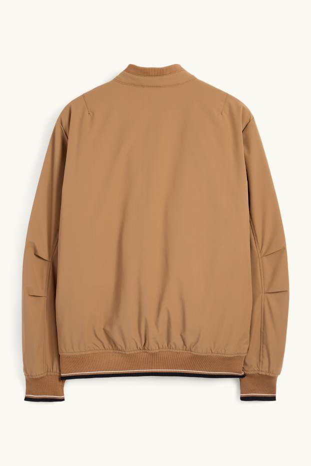 Hommes - Blouson - déperlant - marron clair