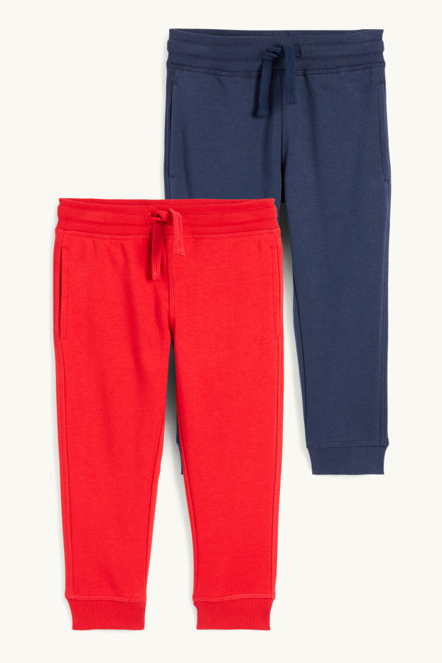 Enfants garçons - Lot de 2 - pantalon de jogging - bleu foncé