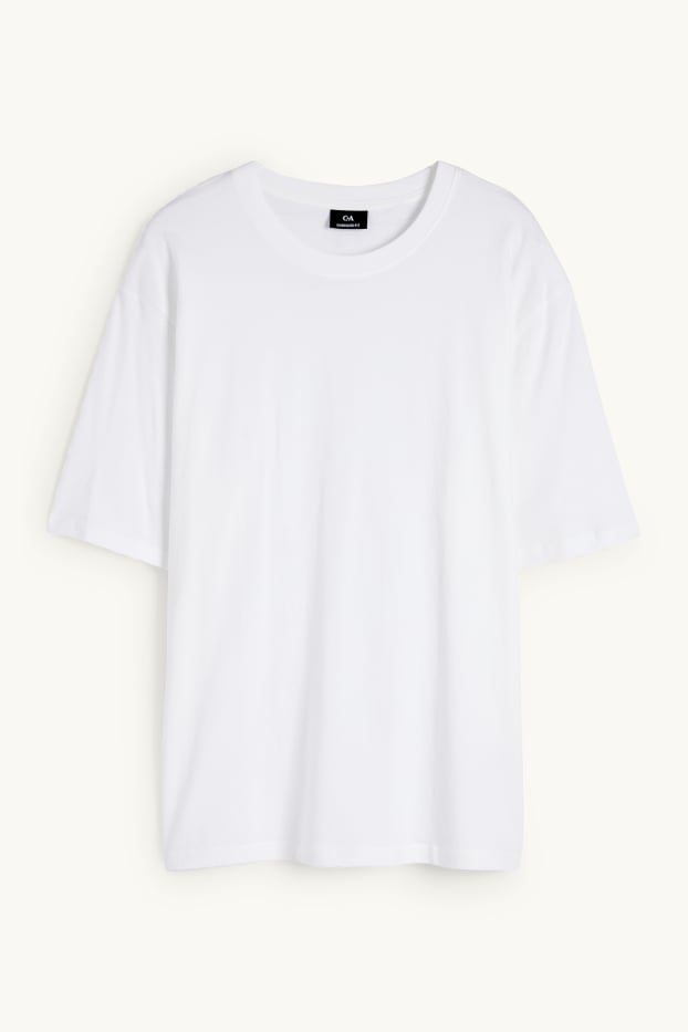 Hommes - T-shirt surdimensionné - blanc