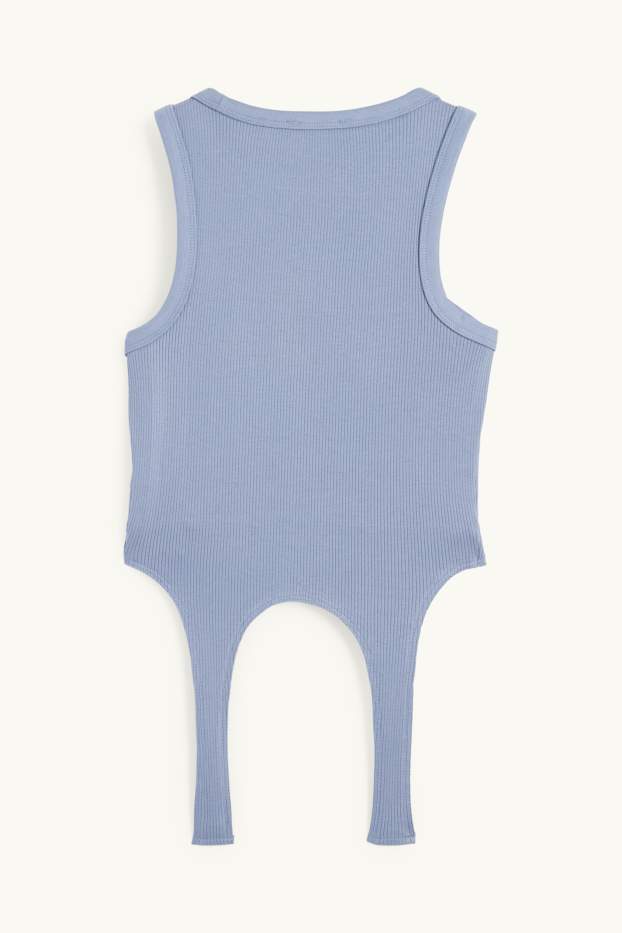 Damen - Crop Top - blau