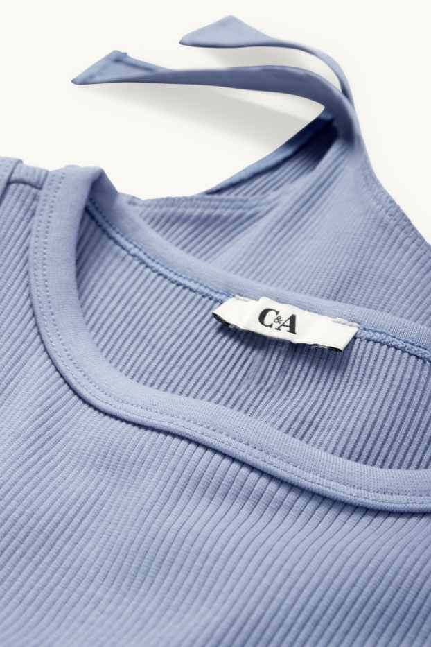 Damen - Crop Top - blau