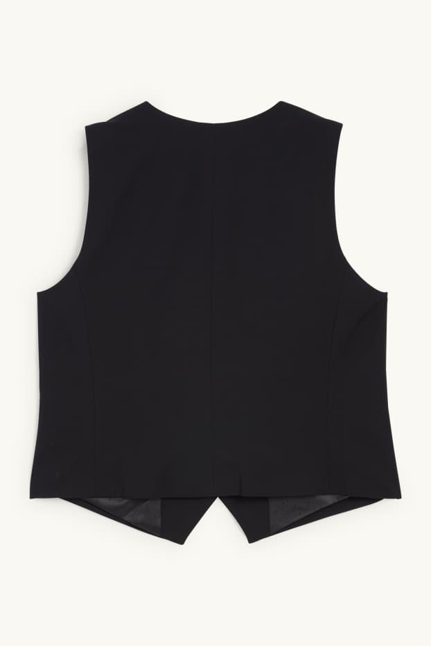 Women - Business waistcoat - fitted - Mix & match - black