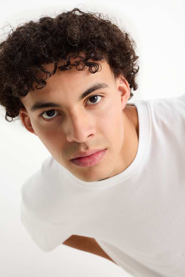 Hommes - T-shirt surdimensionné - blanc