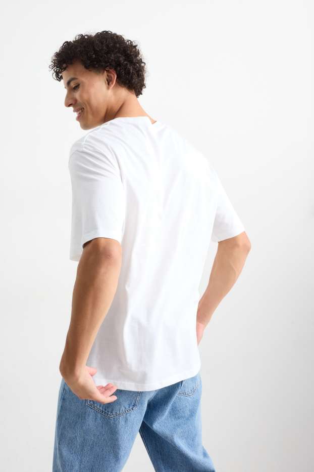 Hommes - T-shirt surdimensionné - blanc