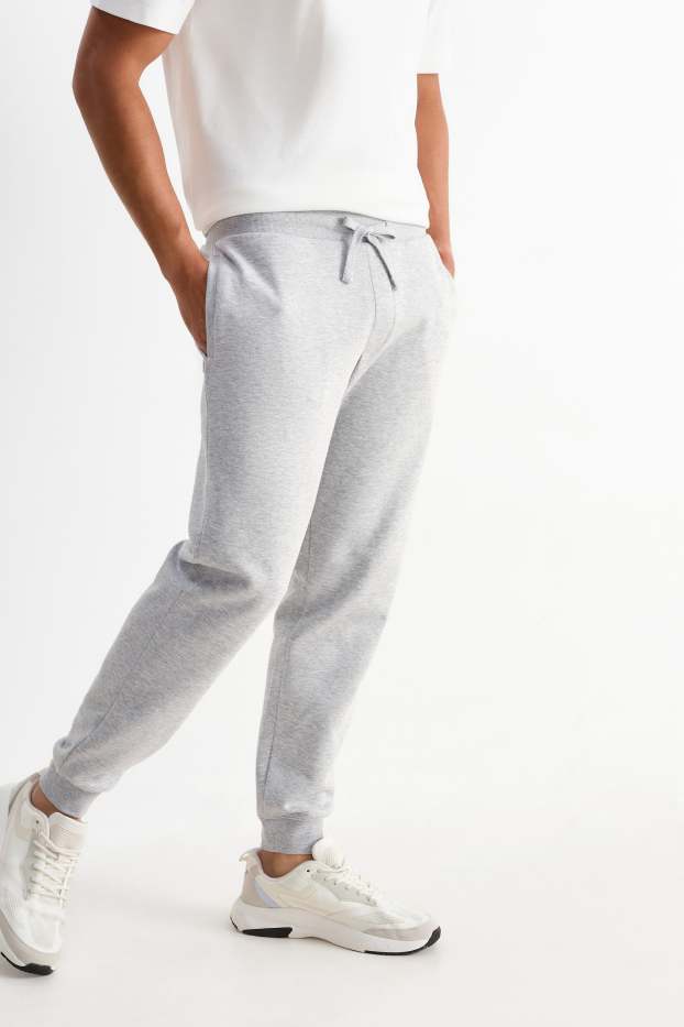 Heren - Joggingbroek - grijs-mix