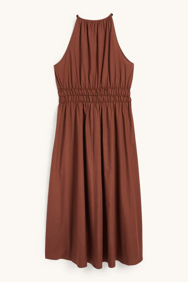 Damen - Empirekleid - braun