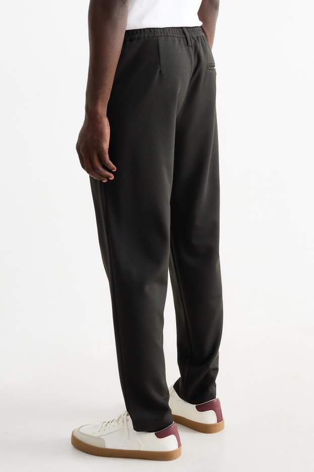 Hommes - Chino - tapered fit - noir