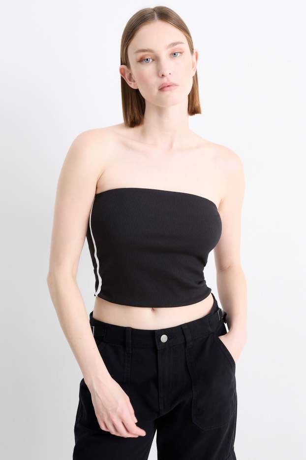 Dámské - Top bandeau - černá